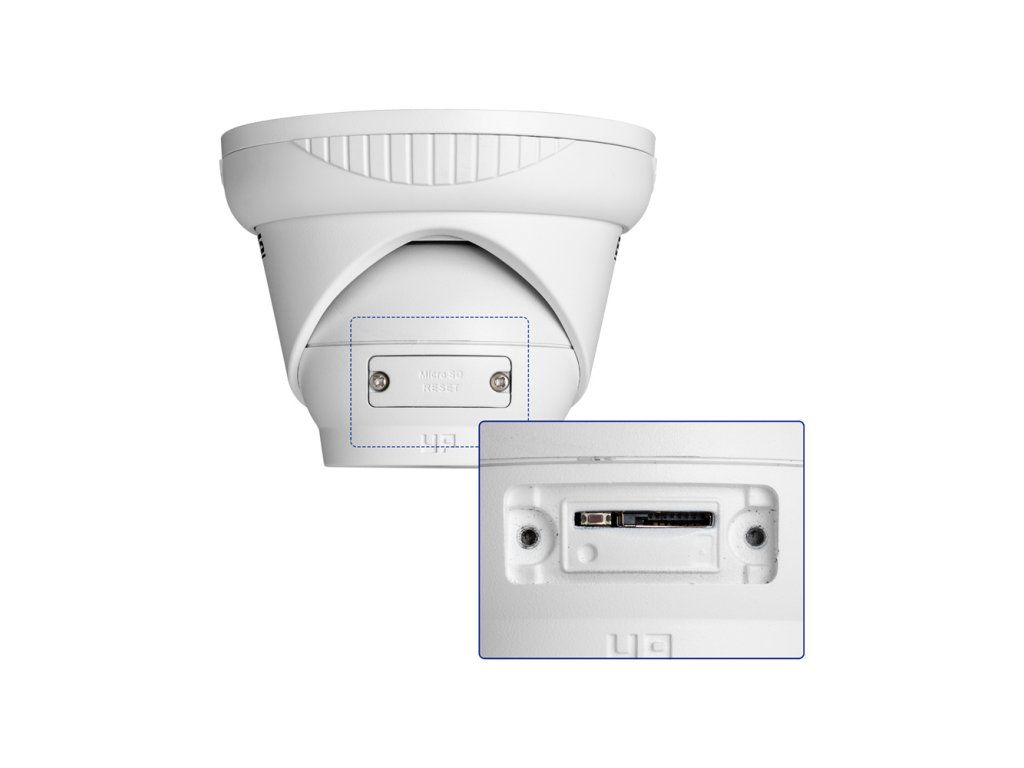 Detail produktu Kupolová bezpečnostná kamera BCS View BCS-V-EIP24FSR3-AI1 4 Mpx 2,8 mm IP67 EC-29980